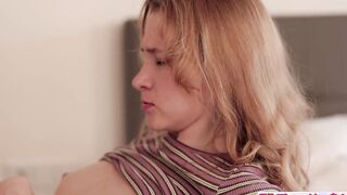 Ivi Rein's step dad walks inside on her using sex dildo - S26:E4