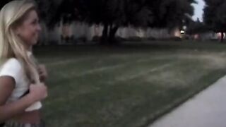 Coed cheerleader fucks on video for first time