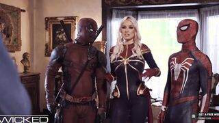 SPIDEYPOOL - Ms Marvel's Vagina Has A Marvelous Encounter With Dr. Strange's Dick