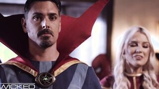 SPIDEYPOOL - Ms Marvel's Vagina Has A Marvelous Encounter With Dr. Strange's Dick