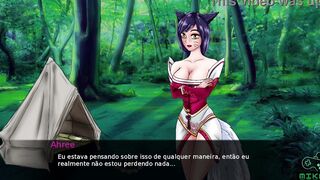 League of ladies ep 7 I helped Ahri got her crystal back after I tasted her vagina