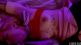 Hey, isn't she your ex-wife? She's bound up and banged! at the party. Irresistible anal whore.