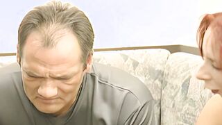 rothaarige schlampe fickt bei ihrem ersten casting