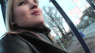 Teenie chick Carina inside her first solo banged