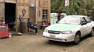 Sweet blonde gets pounded by Goddess mechanic