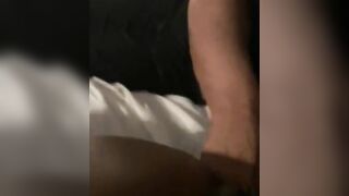 Letting Random Dude I meeting online play with this soak fat black vagina