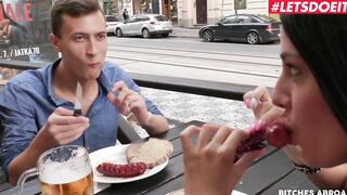 Bitches Abroad - Czech Eighteen Eveline Dellai Meets A Big Penis During Her Trip