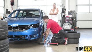 Rim4k. Lady Comes To Tired Pal And Helps Him To Relax