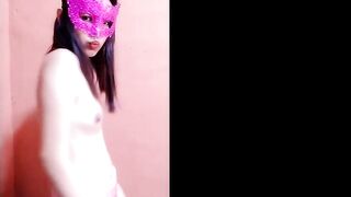 WHOOPSIE! Erotic little Kitty Almost Caught Mid-Strip. Funny Fail