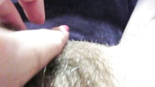Huge clitoris licking and blowing until she jizzes rough unshaved lover big orgasm inside close up