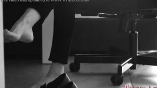 Female Domination Wifey gets her Shoes and Toes licked - Girlfriend Kym