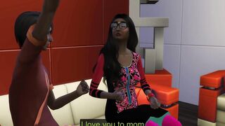 desi Milf And Son Bathe Together family sex