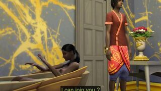 desi Milf And Son Bathe Together family sex