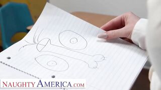 Sexual America - Teacher Bianca Burke is beyond flattered when she finds out her schoolgirl has been thinking of her and drawing her nude