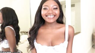 XEmpire - Irresistible African Noemie Bilas' 1st double penetration