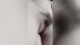 Masturbating my unshaved pinky vagina when i wakew up vulgar