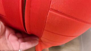 luxury cunt with mouth into tight bodycon dress fuck several times - compilation