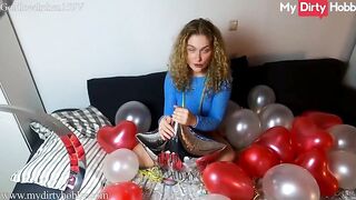 MyDirtyHobby - Goldloeckchen159 Gets Her Cunt Filled With A Huge Dick And Vibrators For Her Birthday