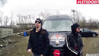 BumsBus - Extreme Easter Fucked With Sexsual Ginger Anny Aurora Inside The Backseat - LETSDOEIT