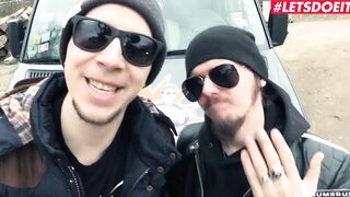 BumsBus - Extreme Easter Fucked With Sexsual Ginger Anny Aurora Inside The Backseat - LETSDOEIT