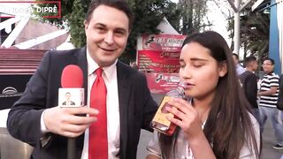 Strange scene of a mexican women with Andrea Dipre