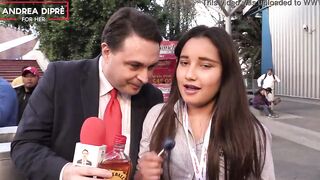 Strange scene of a mexican women with Andrea Dipre