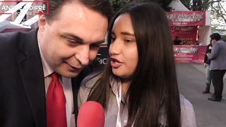 Strange scene of a mexican women with Andrea Dipre