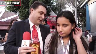 Strange scene of a mexican women with Andrea Dipre