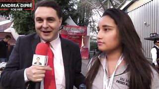 Strange scene of a mexican women with Andrea Dipre