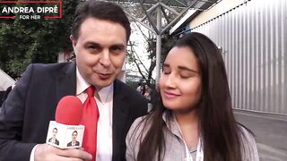 Strange scene of a mexican women with Andrea Dipre