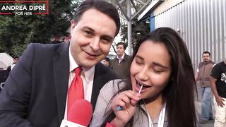 Strange scene of a mexican women with Andrea Dipre