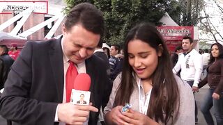 Strange scene of a mexican women with Andrea Dipre