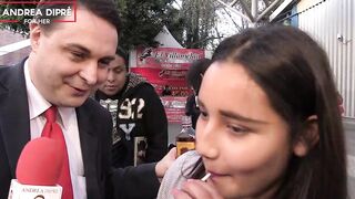Strange scene of a mexican women with Andrea Dipre