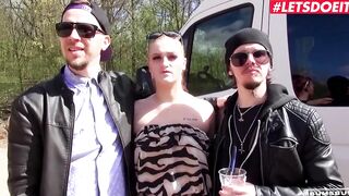 Bums Bus - sexy German Ginger Hardcore Fucking Into The Sex Bus