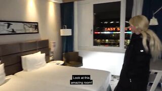 PublicSexDate - FIT XXX SANDY LONG FAKE BOOBIES BLONDE milf RAW SEX OUTSIDE FIRST DATE HOOKUP