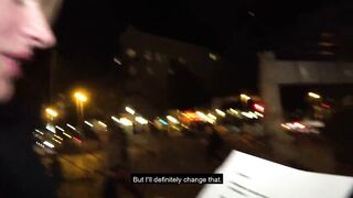 PublicSexDate - FIT XXX SANDY LONG FAKE BOOBIES BLONDE milf RAW SEX OUTSIDE FIRST DATE HOOKUP