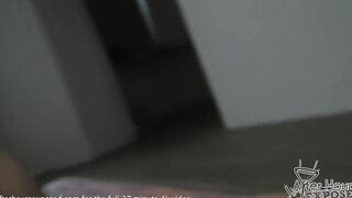casting Cutie slender blonde eighteen fucking and sucking my load inside her mouth