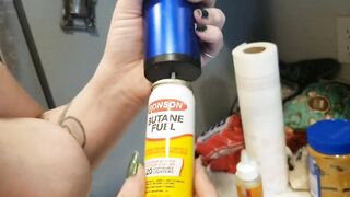 "I want to smoke your weiner!" Smoking beauty inside Seattle! BBW PAWG is funny and hot milf natural titted