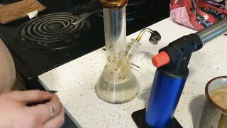"I want to smoke your weiner!" Smoking beauty inside Seattle! BBW PAWG is funny and hot milf natural titted