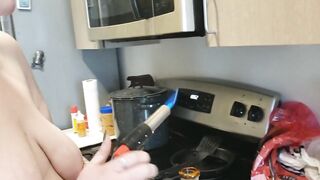 "I want to smoke your weiner!" Smoking beauty inside Seattle! BBW PAWG is funny and hot milf natural titted