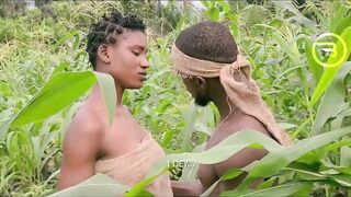 Amaka the village thot visited Okoro into the farm for quick blow job