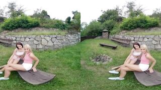 Turned On Dykes Nicole Love And Lola Myluv Need Huge Dick For Three-Way