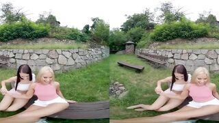 Turned On Dykes Nicole Love And Lola Myluv Need Huge Dick For Three-Way