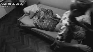 Concealed camera - wifey blown the postman while hubby inside the next door. Euro traditions.