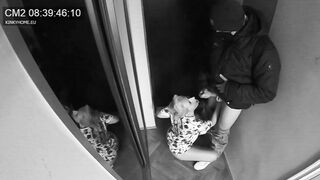 Concealed camera - wifey blown the postman while hubby inside the next door. Euro traditions.