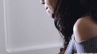 Julia de Lucia is gets curious and turned on for 3some