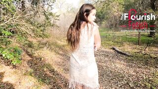 PAWG dominated by FETISH master outdoor flogged and paddling