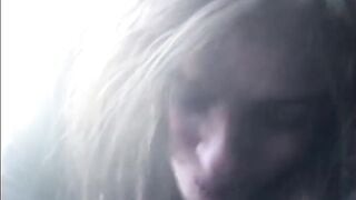 Dyke bestfriend blows my dick til I cum