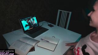 Step Brother Bound Innocent Sister for Watching Porn to Solve her Problem