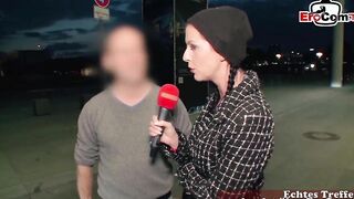 german street casting - bimbos ask dude for sex